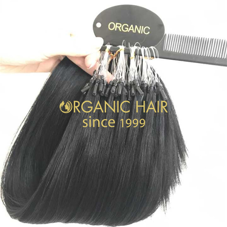 The best way to increase your hair without hurting : Micro Ring Hair Extensions H197